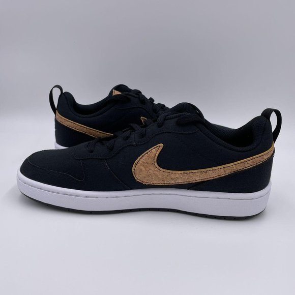 Nike Court Borough Low 2 CNVS Black Womens Shoes - Picture 2 of 8